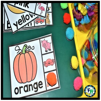 Interactive Vocabulary Cards for Preschool | Colors by Fun Hands-on ...
