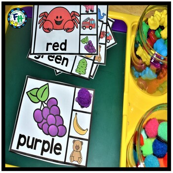 Interactive Vocabulary Cards for Preschool | Colors by Fun Hands-on ...
