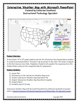 Preview of Interactive Weather Map with Microsoft PowerPoint