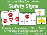 Interactive Whiteboard Activity featuring Community Signs