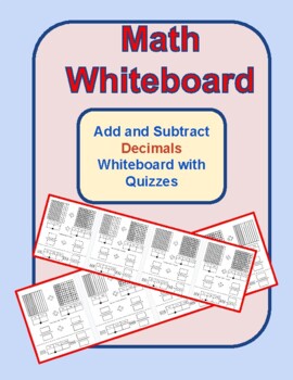 Preview of Interactive Whiteboard | Adding and Subtracting Decimals | Page Protector Math