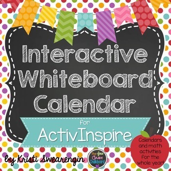 Preview of Interactive Calendar for ActivInspire
