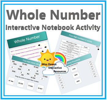 Preview of Interactive Whole Number - Place Value Activities for IWB