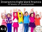 Interactive Whole Year Sight Word Curriculum