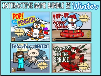 Preview of Interactive Winter Game Bundle for PowerPoint