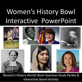 Preview of Interactive Women's History Bowl