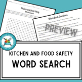Interactive Word Bank - Kitchen and Food Safety Word Search