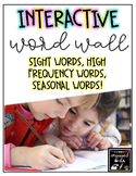 Interactive Word Wall - Sight Words, High Frequency Words,