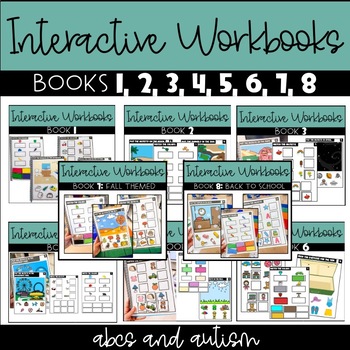 Preview of Interactive Workbooks for Special Education - Books 1, 2, 3, 4, 5, 6, 7, and 8