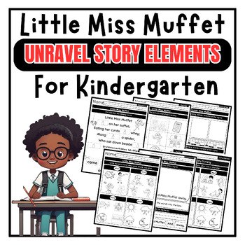 Preview of Interactive Worksheets for Characters, Setting,& Story Elements with Activities