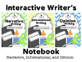 Interactive Writer's Notebook Bundle Narrative, Opinion, &