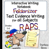 Interactive Writer's Notebook: RAPS Text Evidence Writing 