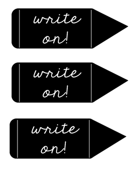Preview of Interactive Writing Notebook Labels