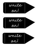 Interactive Writing Notebook Labels