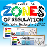Interactive ZONES of Regulation Package - Name Plates, Bookmarks, & MORE!