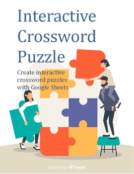 Interactive crossword puzzles with Google Sheets Distance Learning
