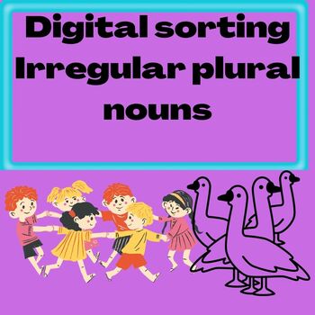 Preview of irregular plural nouns (sort) Interactive