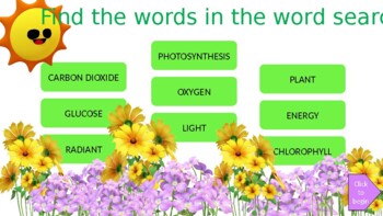Preview of Interactive digital word search on photosynthesis
