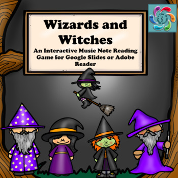 Preview of Interactive music game Wizards and Witches Distance learning