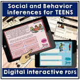 Interactive social and behavior inferences for teens socia
