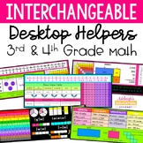Desk Name Tags - With a Math Twist