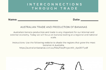 Preview of Interconnections Worksheets - Geography