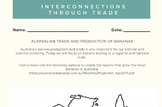 Interconnections Worksheets - Geography