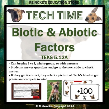 Preview of Biotic and Abiotic Factors DIGITAL REVIEW GAME (5.12A, formally 5.9A)