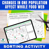 Interdependency in Food Webs | Sorting Activity | Print & Digital