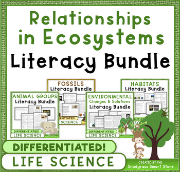 Preview of Ecosystems Reading & Writing Bundle