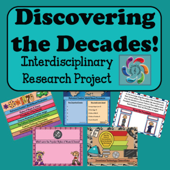 Preview of Interdisciplinary Decades Research Project -distance learning