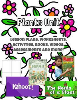Preview of Interdisciplinary Plant Unit Plan Kindergarten 