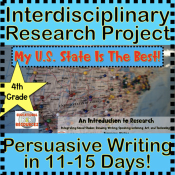 Preview of Interdisciplinary Structured Research - US State Persuasive Writing Project