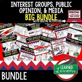 Interest Groups, Public Opinion, & Media Bundle (Civics an