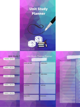 Preview of Interest Led Unit Study Planner