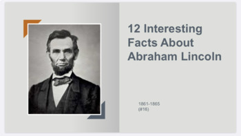 Preview of Interesting Facts About Abraham Lincoln-Google Slide Presentation