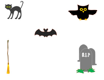 Preview of Interesting Halloween Office Cliparts (Vector)