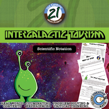 Preview of Intergalactic Tourism -- Scientific Notation - 21st Century Math Project