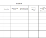 Interim Calendar 