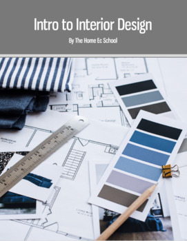 Preview of Interior Design Course for Kids & Teens | Digital Course Book Bundle