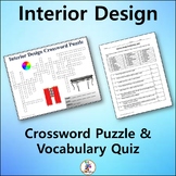 Interior Design Crossword & Vocabulary Quiz