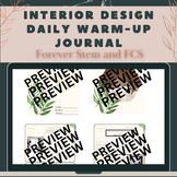 Interior Design Daily Warm-up Journal for the Entire Schoo