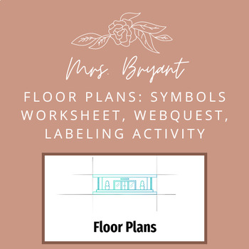 Preview of Interior Design: Floor Plans Activity BUNDLE
