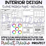 Interior Design Student Portfolio Template + Instructions 