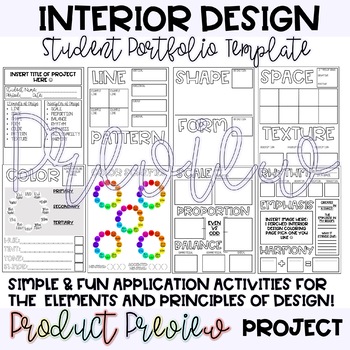 Enrich your Interior Design Portfolio Presentation Slides