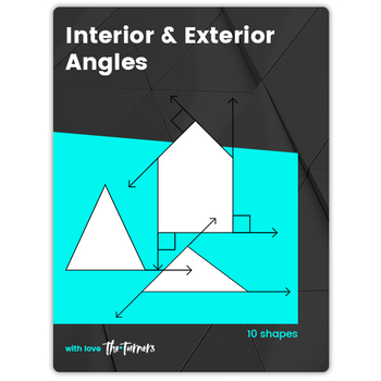Preview of Interior & Exterior Angles