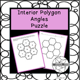 Interior Polygon Angles Practice- Puzzle