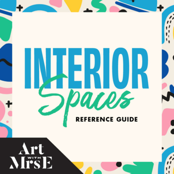 Preview of Interior Spaces || Reference/ Drawing Guide for Grades k-5