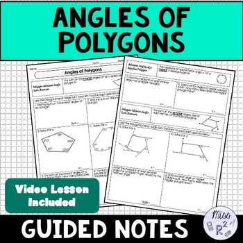 Angles of Polygons Color by Number