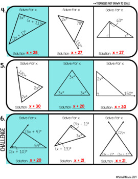 Interior And Exterior Angles Of Triangles Odd Man Out